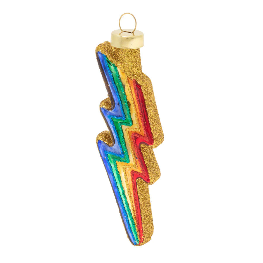 Rainbow Thunderbolt Ornament