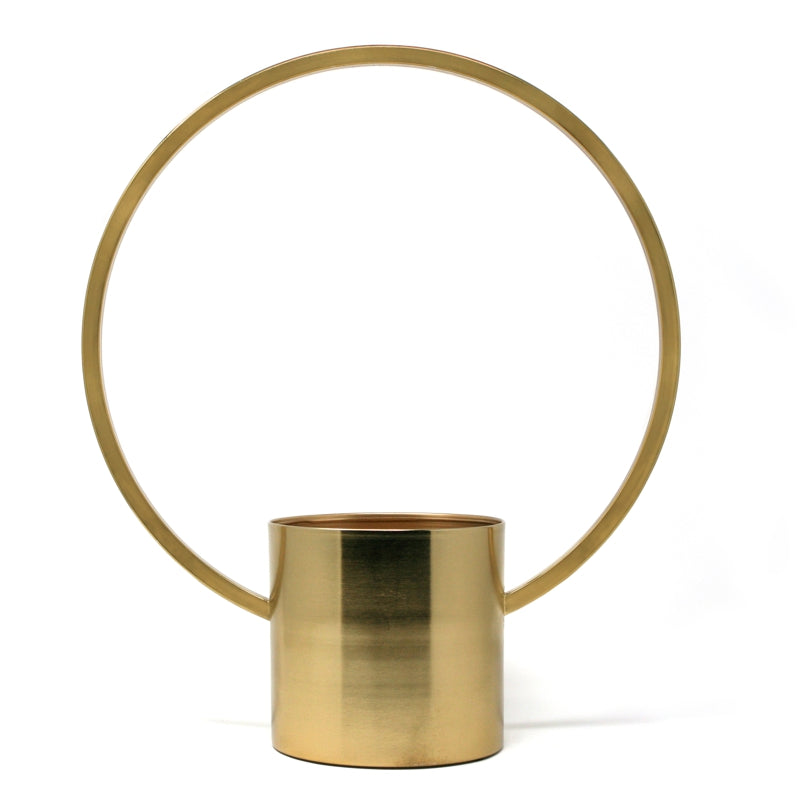 Hanging Planter Gold