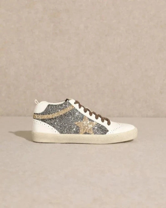 Daisy Sneakers Light Gold Pink Star