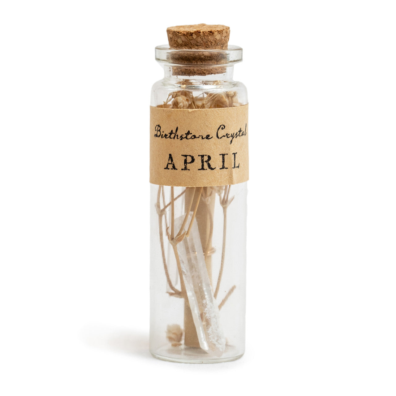 Birthstone Crystal Wishing Bottles - Assorted