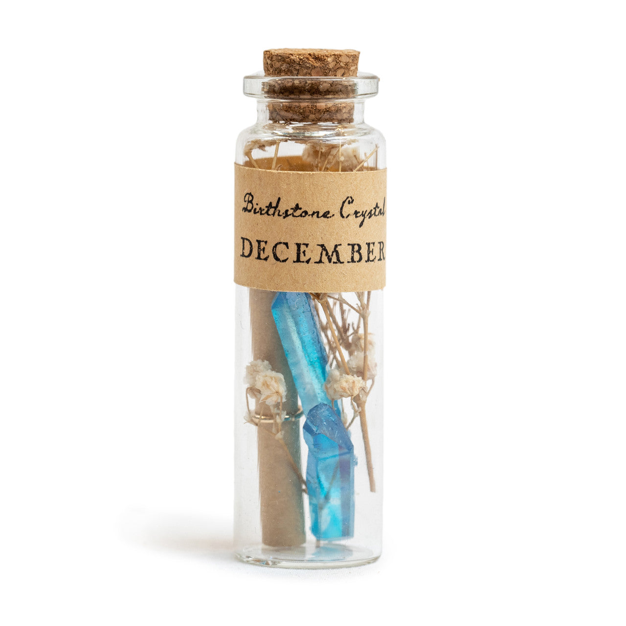 Birthstone Crystal Wishing Bottles - Assorted