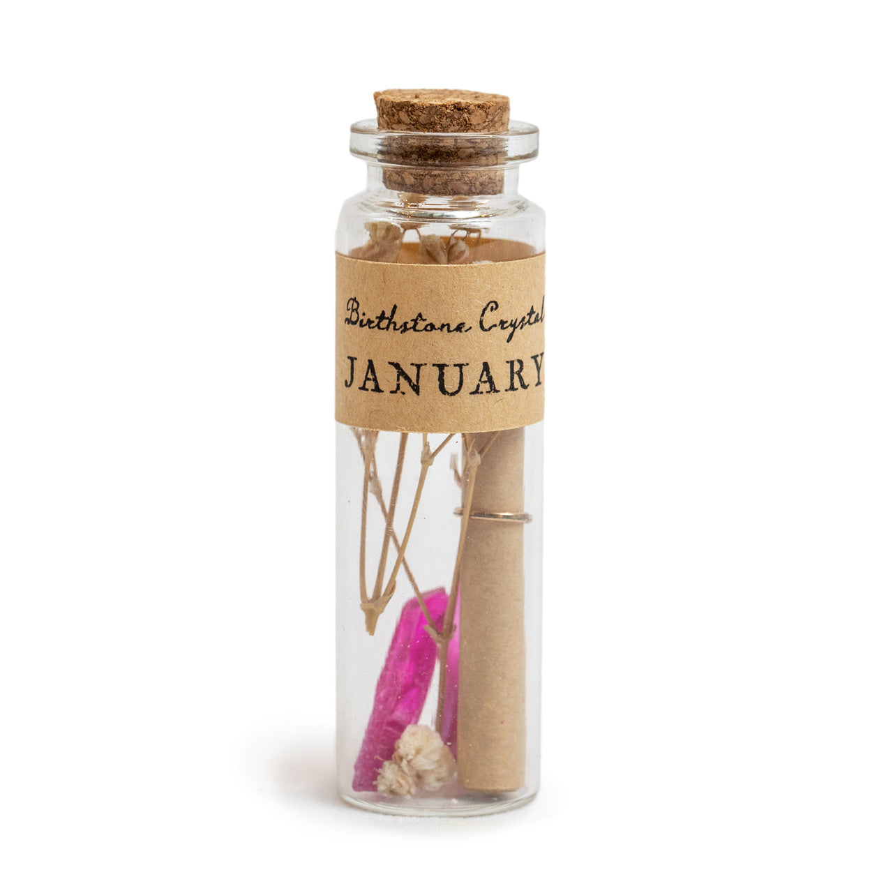 Birthstone Crystal Wishing Bottles - Assorted