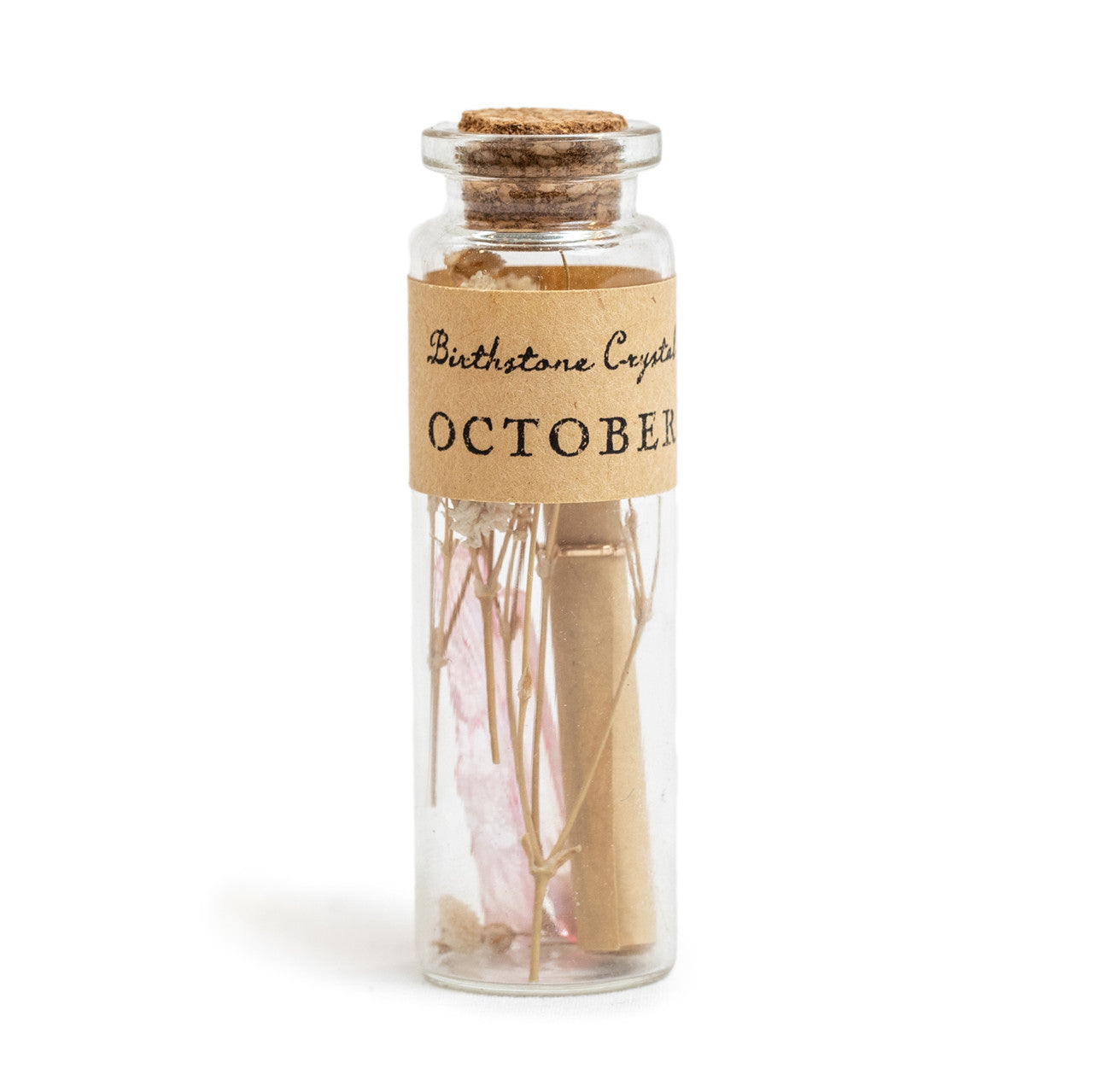 Birthstone Crystal Wishing Bottles - Assorted