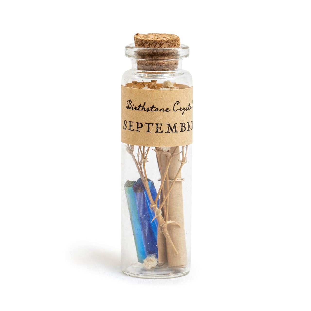 Birthstone Crystal Wishing Bottles - Assorted