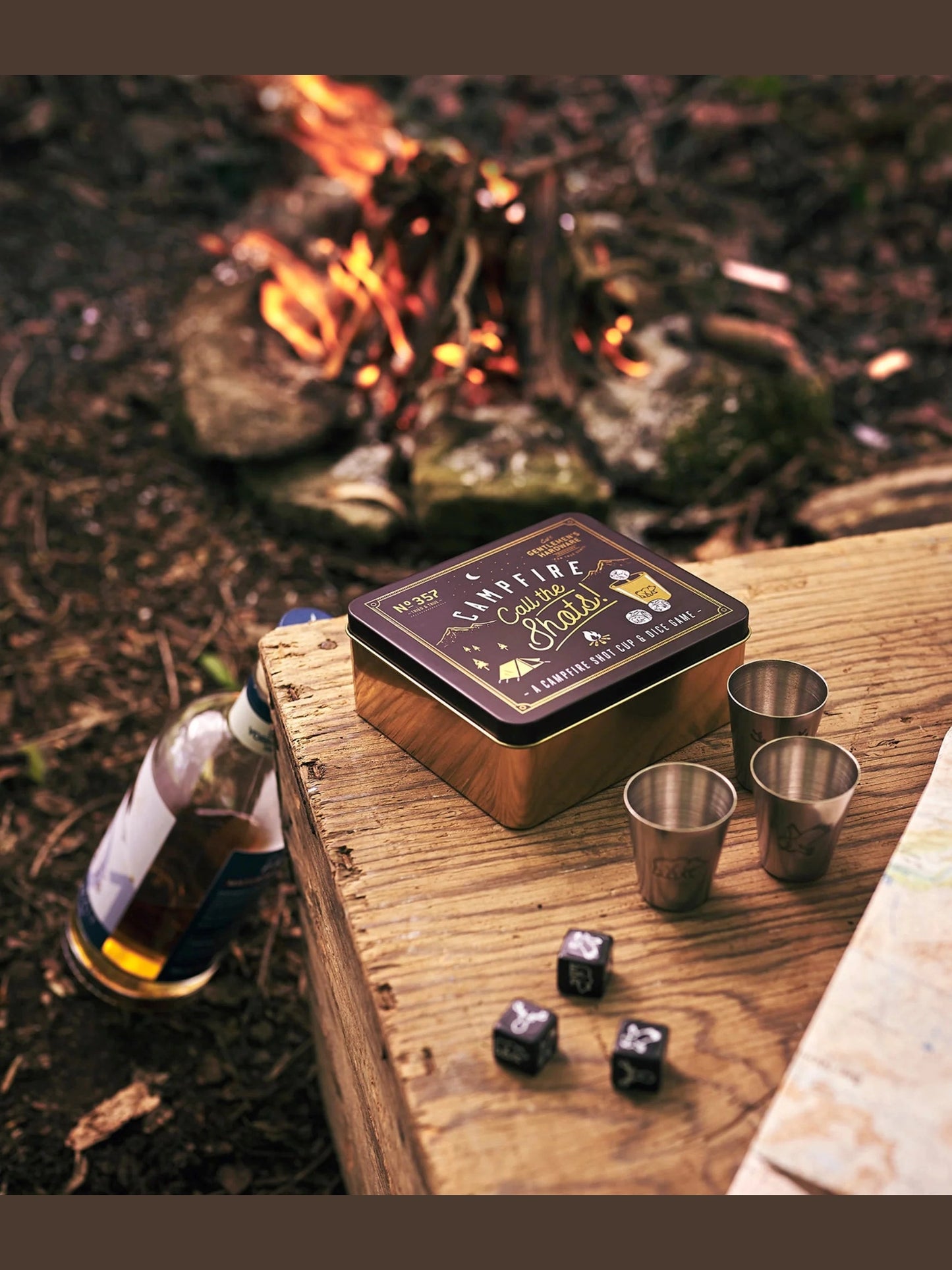 Campfire Call The Shots Shot Cup and Dice Game
