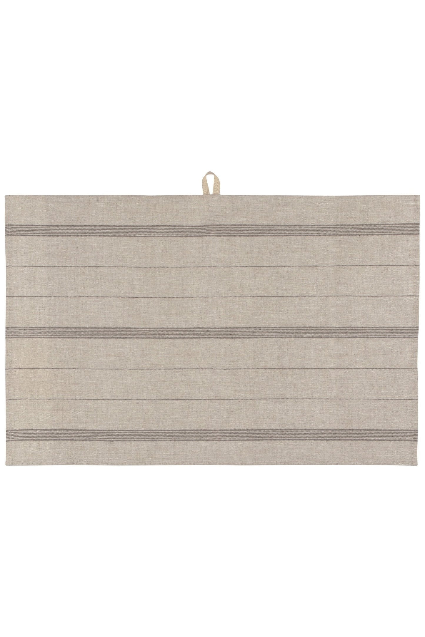 Maison Stripe Linen Dishtowel - Shadow
