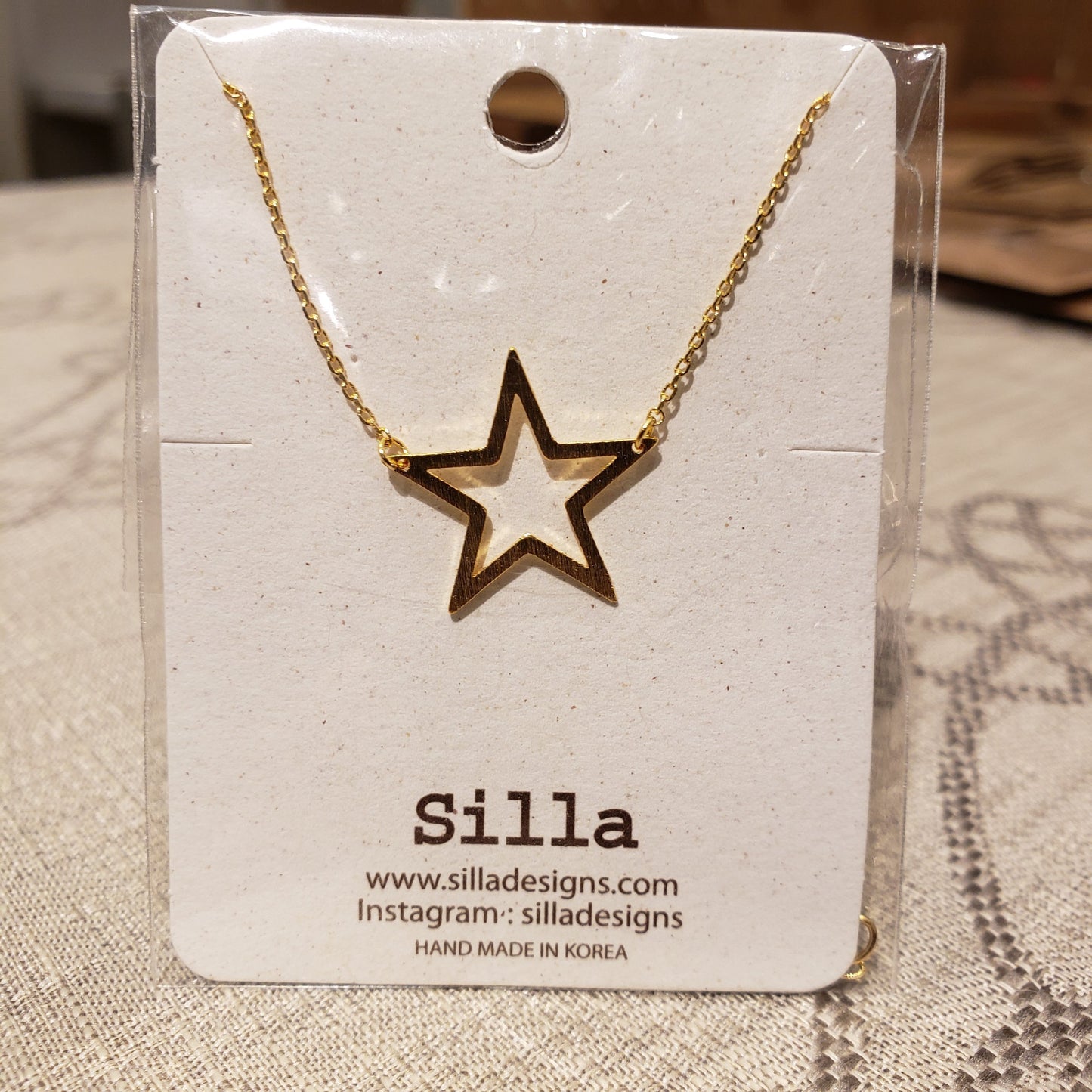 Star Outline Necklace
