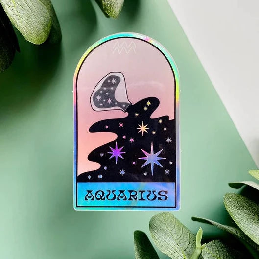 Zodiac Holographic Sticker
