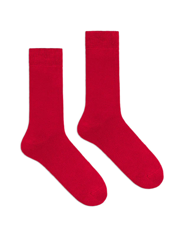 Klue Solid Socks - Red