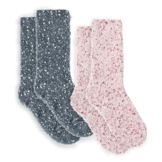 Frosted Nep Crew Sock- O/S