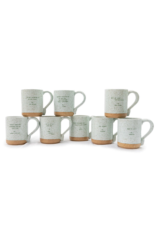 Sugarboo XO Quotes Mugs - Holiday Edition