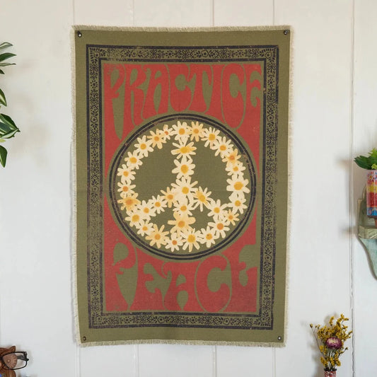 Canvas Tapestry - Practice Peace