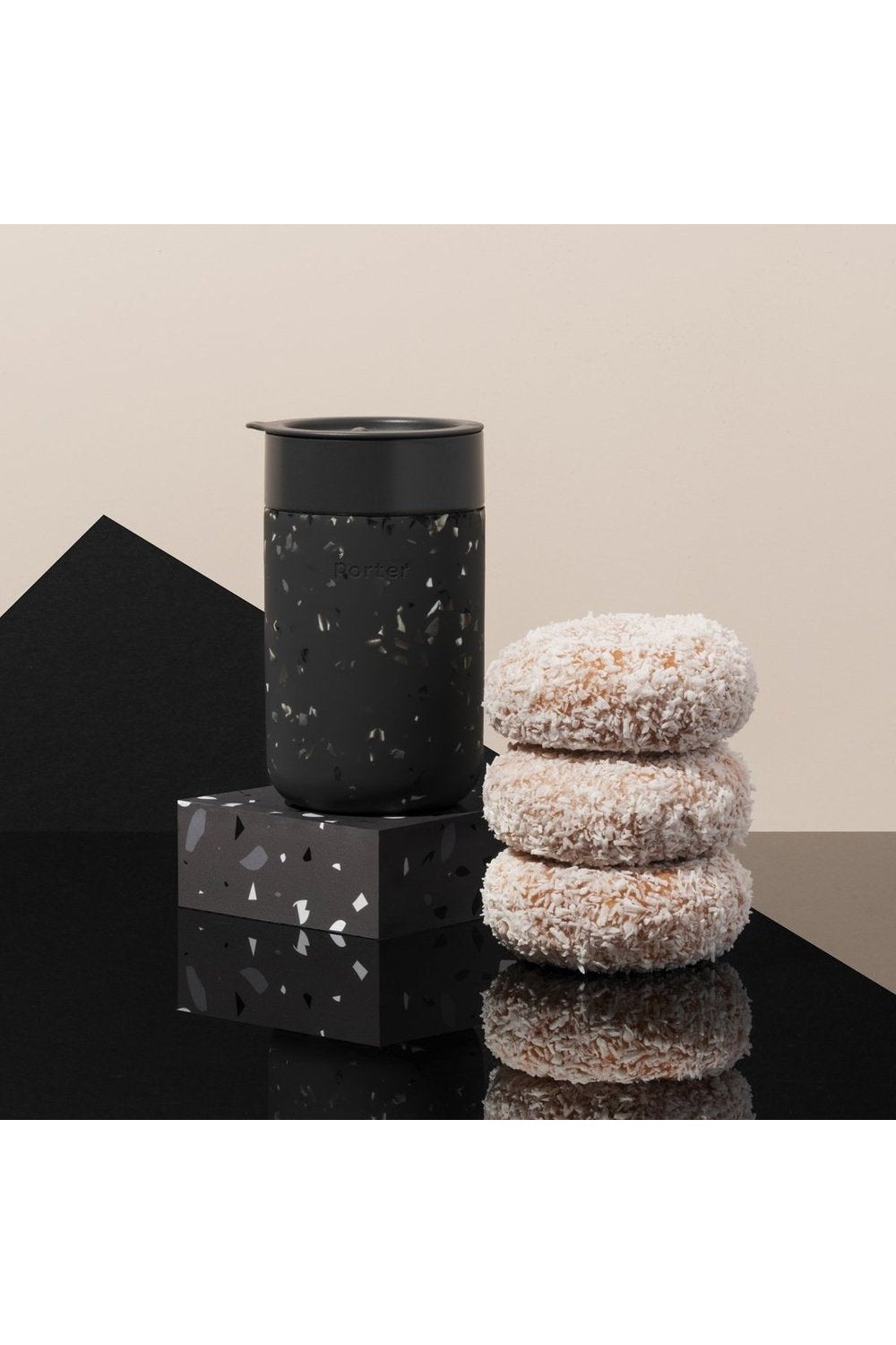 Porter Mug 16oz Terrazzo Charcoal