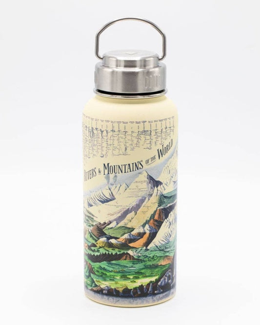 Rivers + Mountains 32 oz Steel Water Bottle