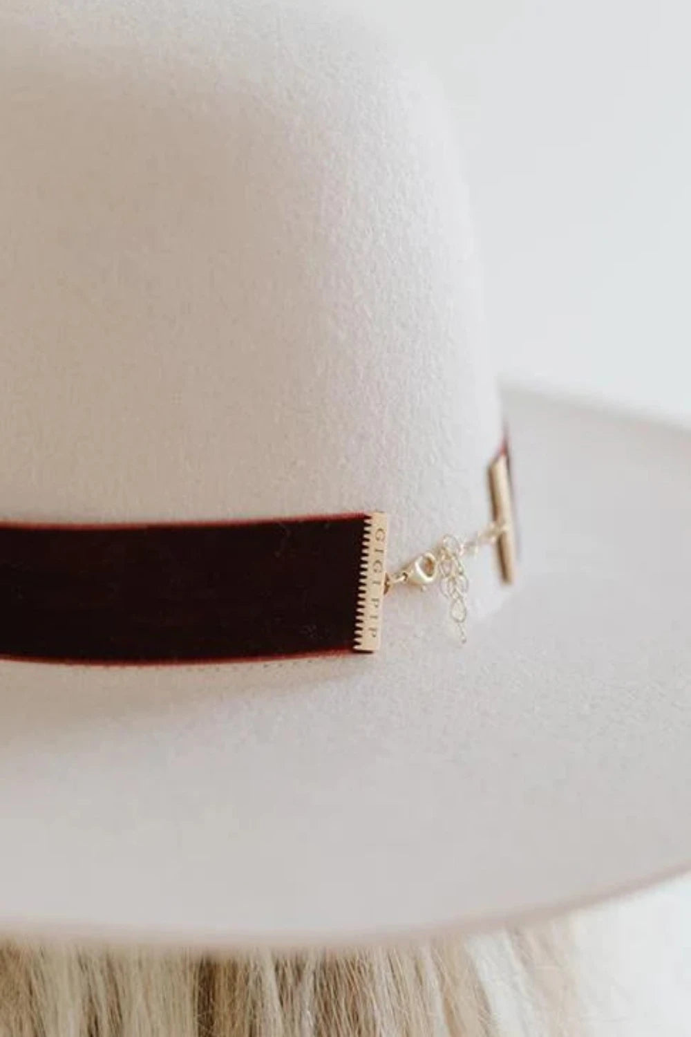 Velvet Chain Band - Rust