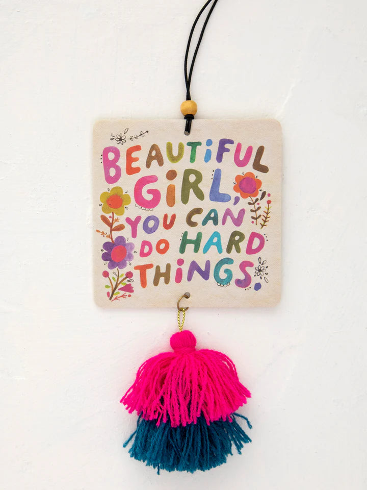 Air Freshener - Beautiful Girl You Can Do Hard Things
