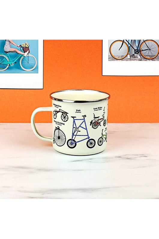Enamel Mug - Bicycles