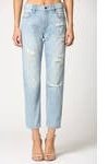 Light Wash Classic Distressed Straight