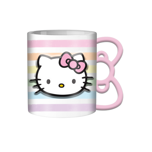 Hello Kitty Mug with Sculpted Handle