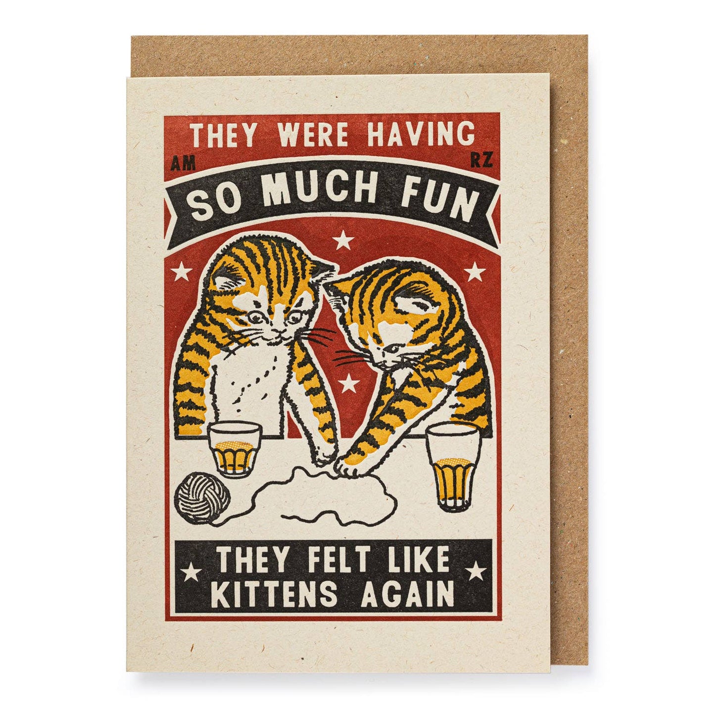 Kittens Again Friendship Card