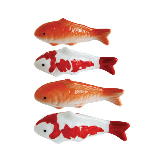Stoneware Floating Koi Fish - Medium 2 Styles
