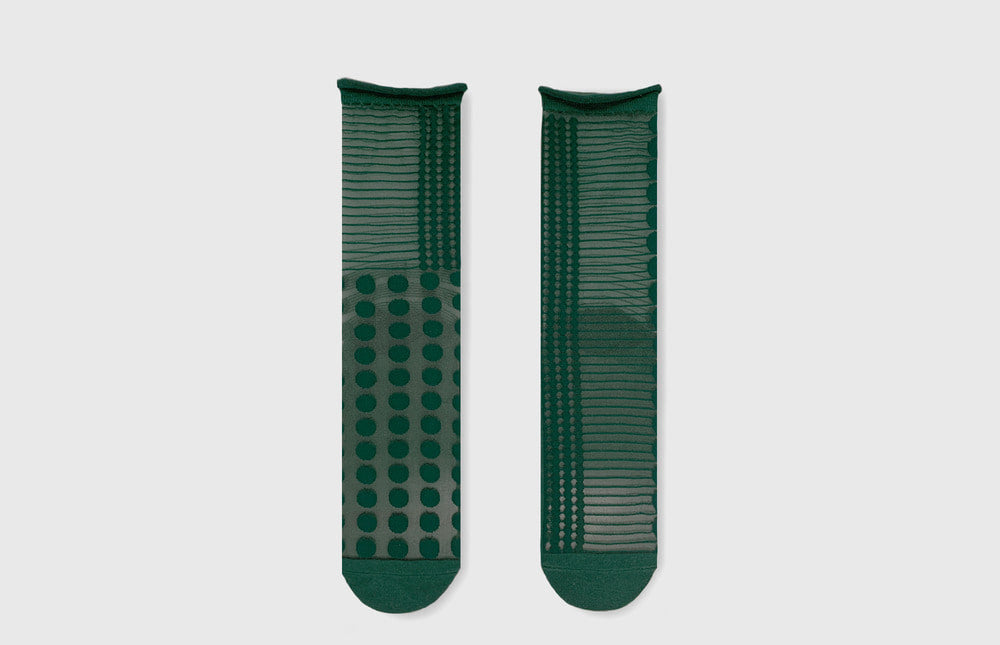 Moss Dot Socks