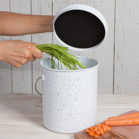 Compost Bin - White Speckle
