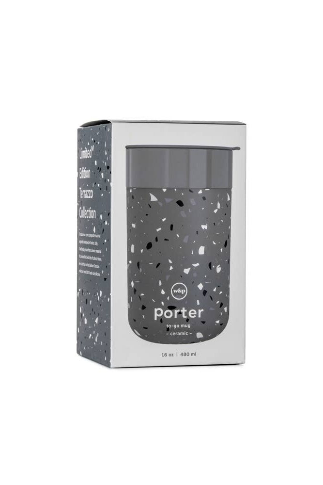 Porter Mug 16oz Terrazzo Charcoal