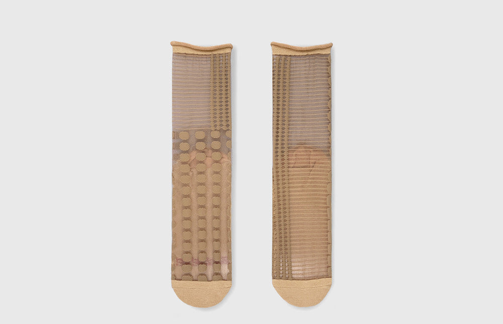 Butter Dot Socks