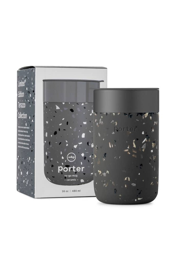Porter Mug 16oz Terrazzo Charcoal