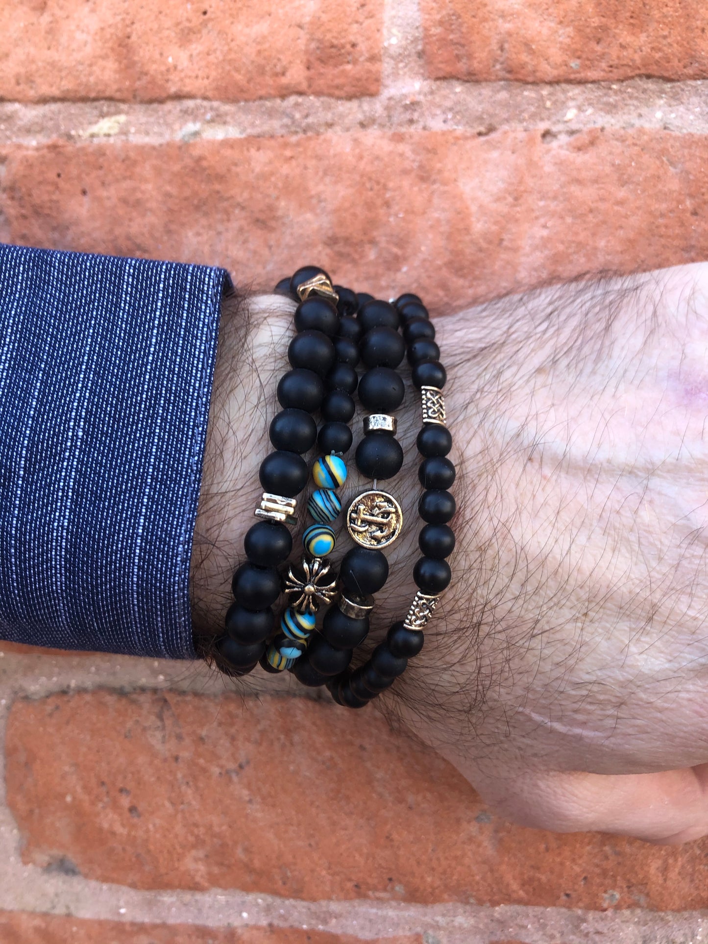 Men's Bracelets - Set of Four