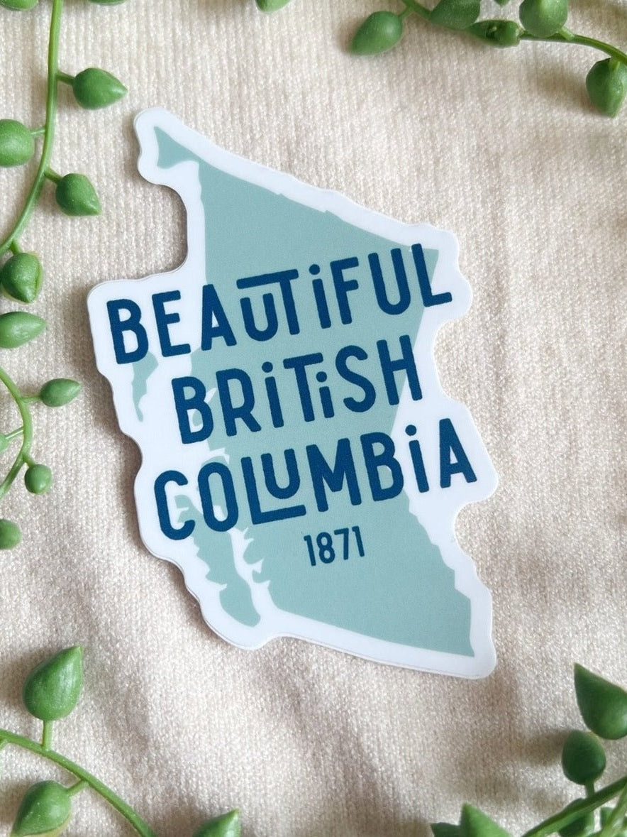 Beautiful British Columbia - Sticker