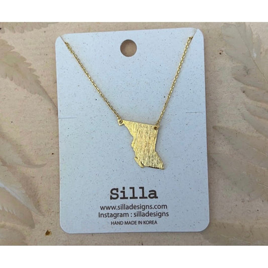 British Columbia Province Necklace