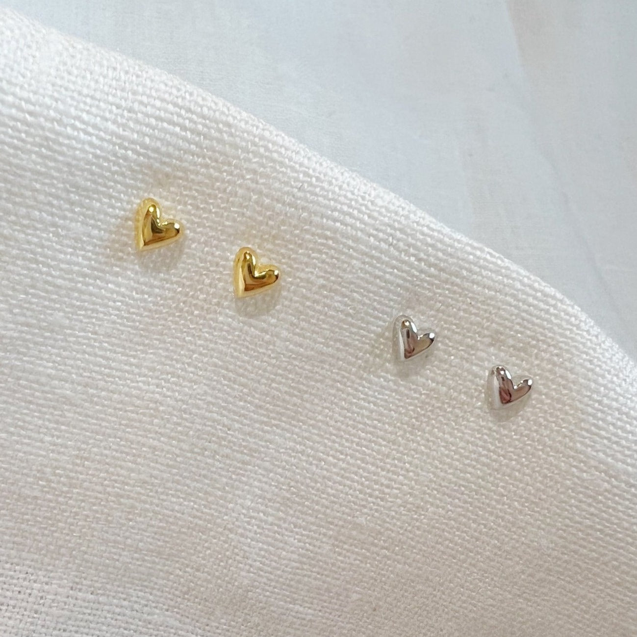 Small Heart Stud Earring
