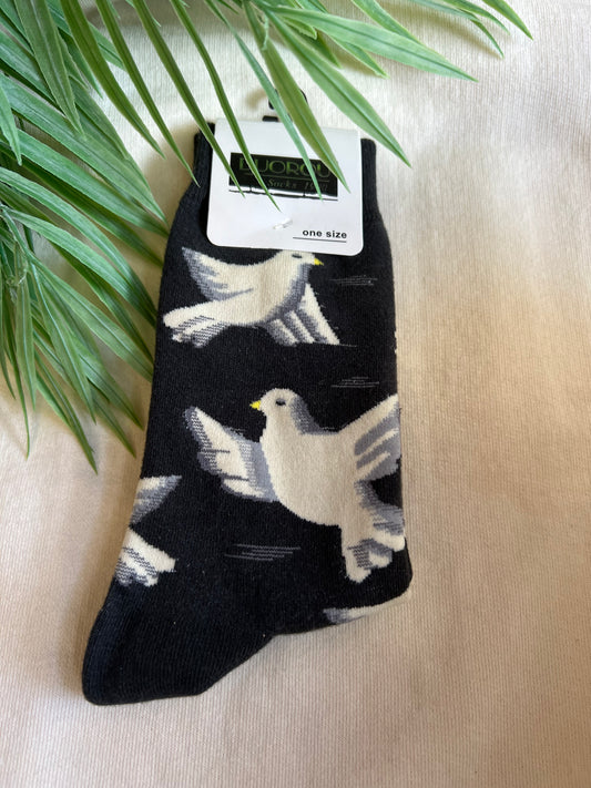 On the Wings of a Dove Socks