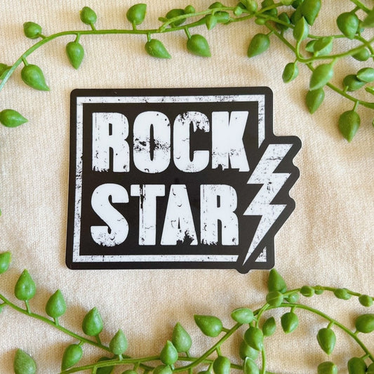 Rock Star Lightning - Sticker