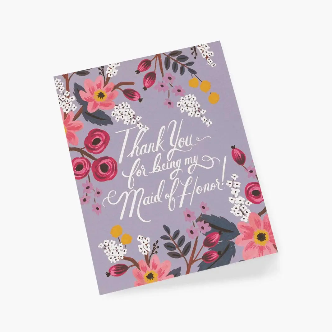 Thank You Maid of Honor - Card