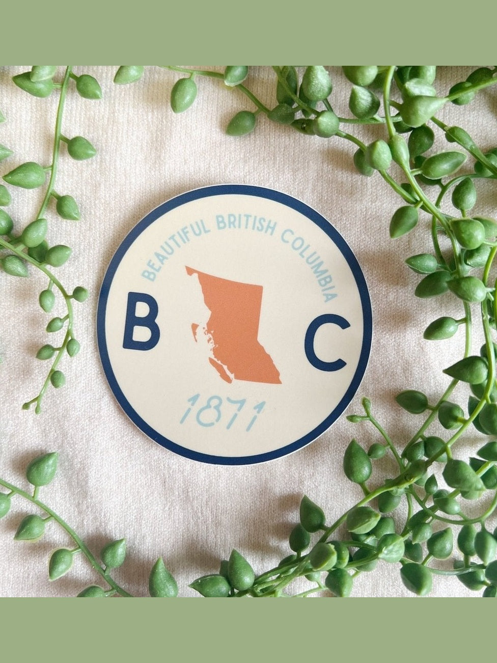 Beautiful British Columbia BC 1811 - Sticker