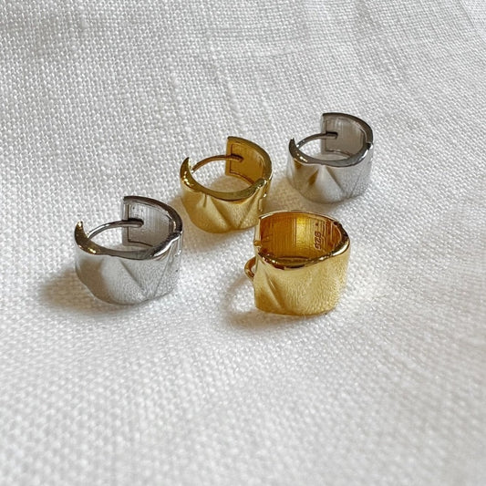 Manhattan Huggie Hoop Earrings