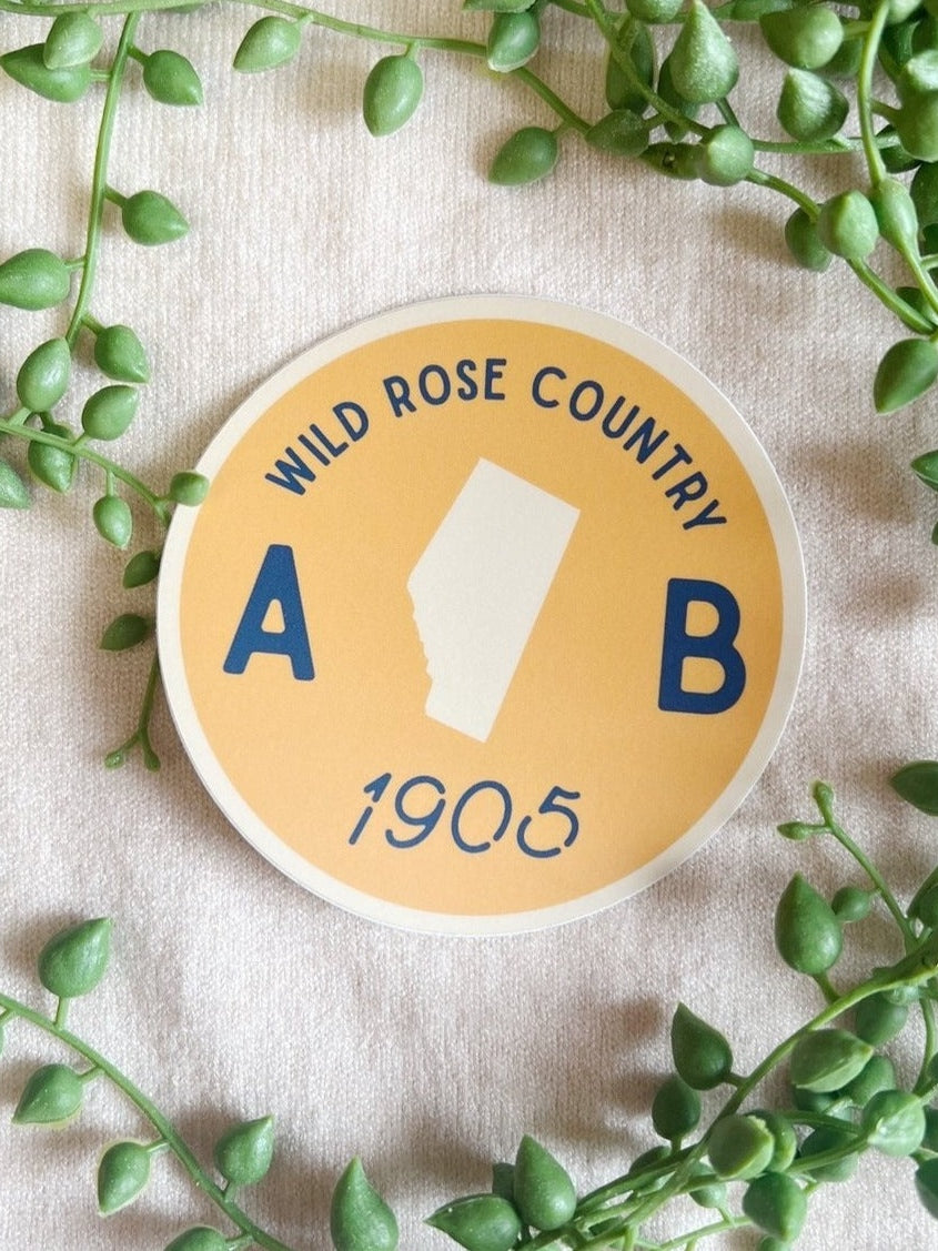 Wild Rose Country AB 1905 - Sticker
