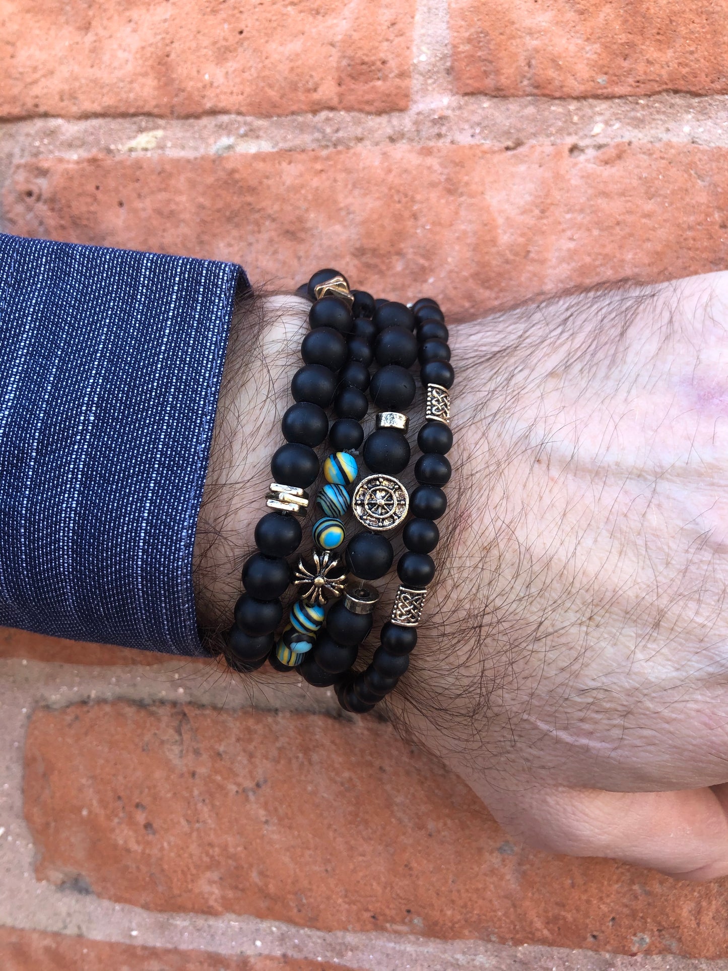 Men's Bracelets - Set of Four