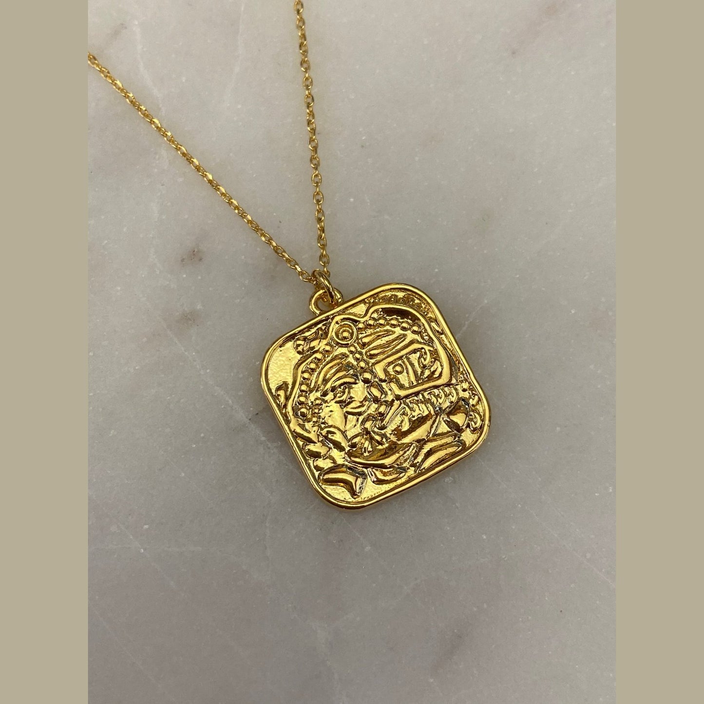 Square Abstract Necklace