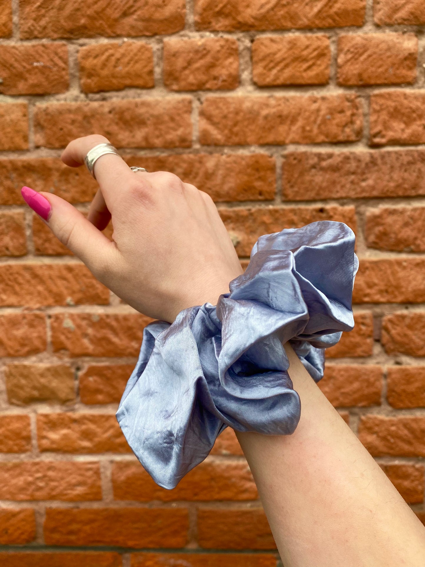 Medium Satin Scrunchie - Assorted Colours