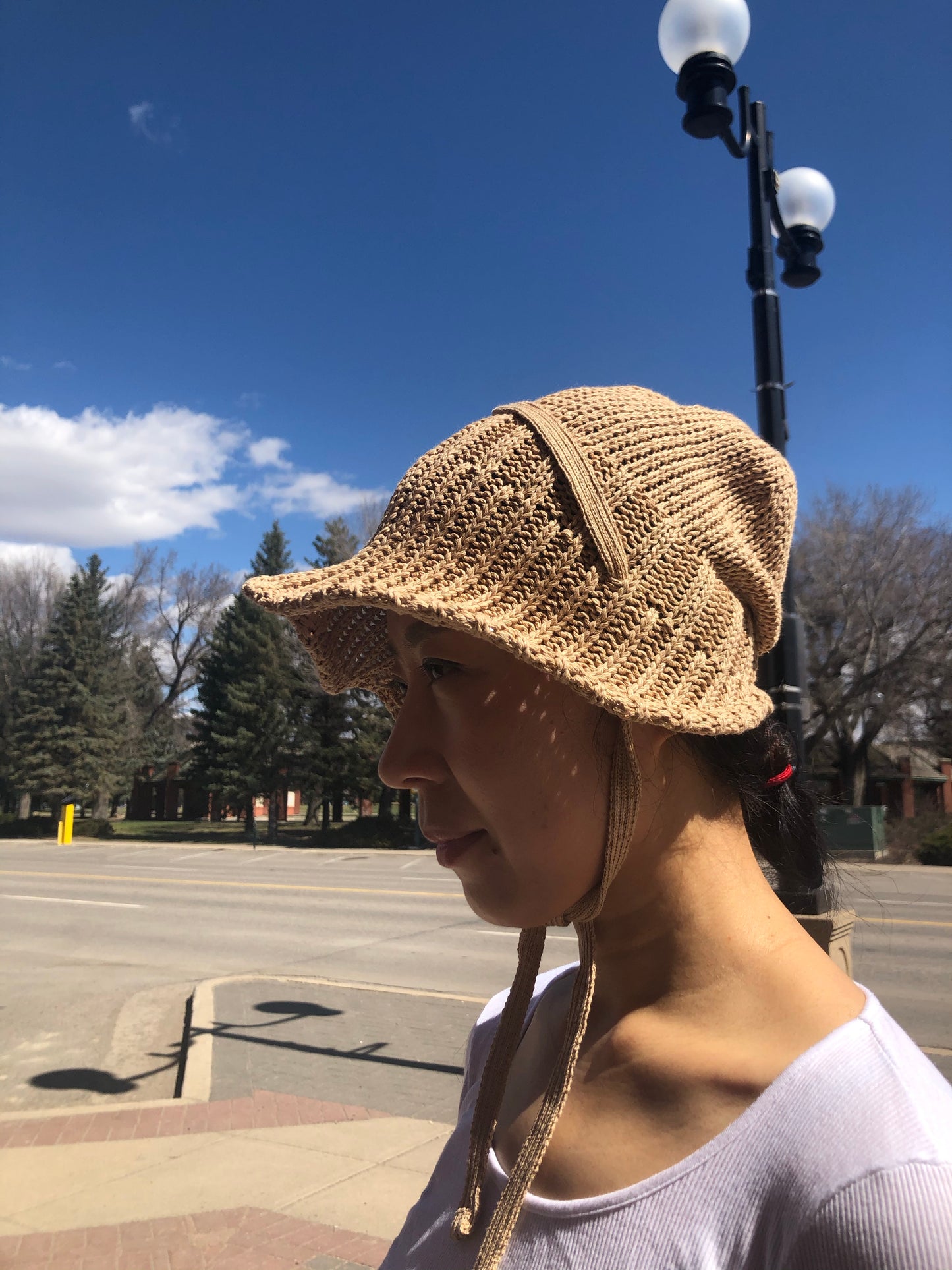 Knit Summer Bonnet