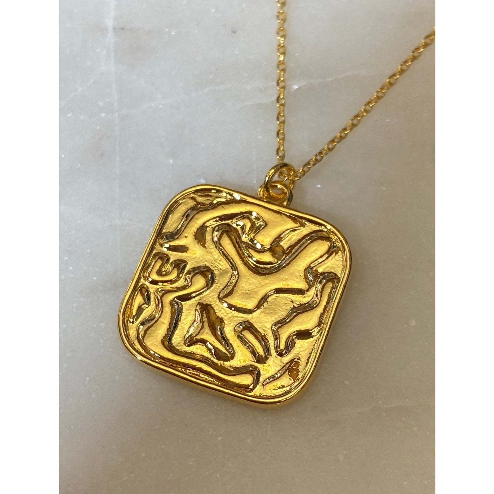 Square Abstract Necklace