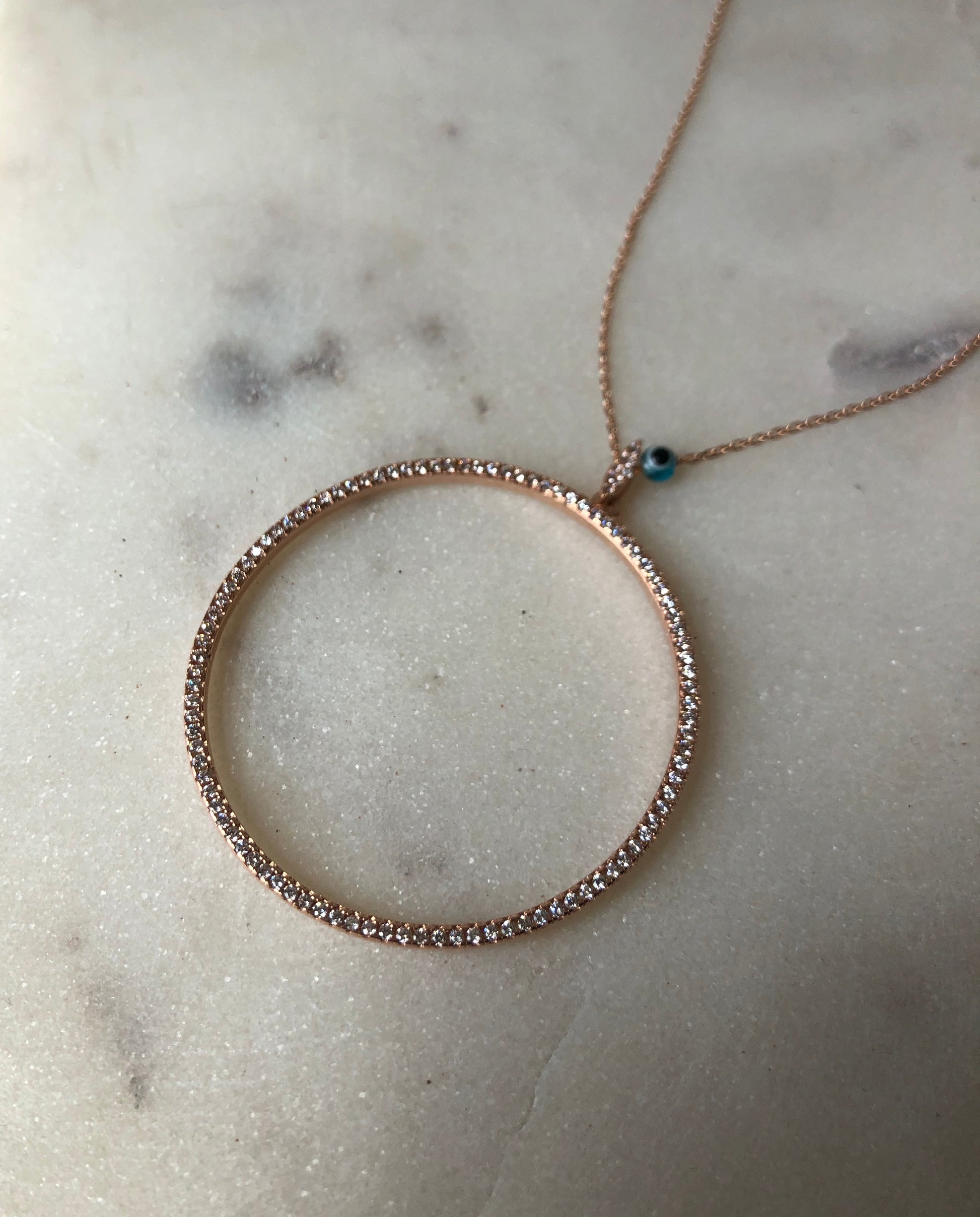 Kurshuni Large Loop & Eye Necklace
