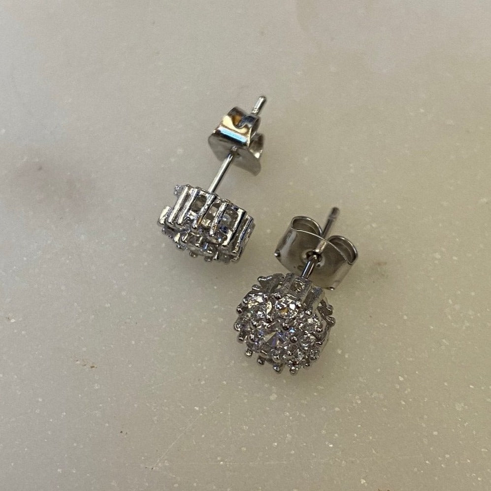 Sparkling Stud Earrings
