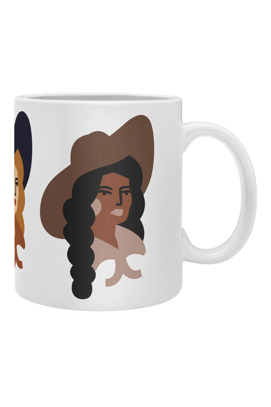 Multi Culture Cowgirl Coffee Mug