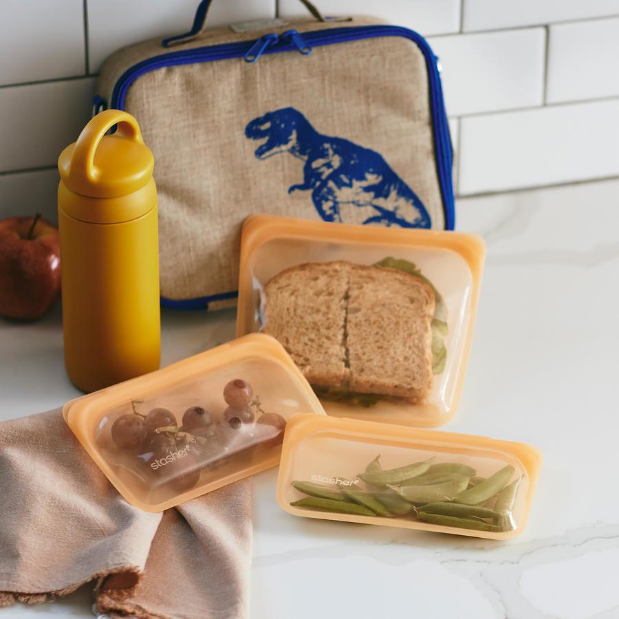 Stasher Sandwich Bag- Orange