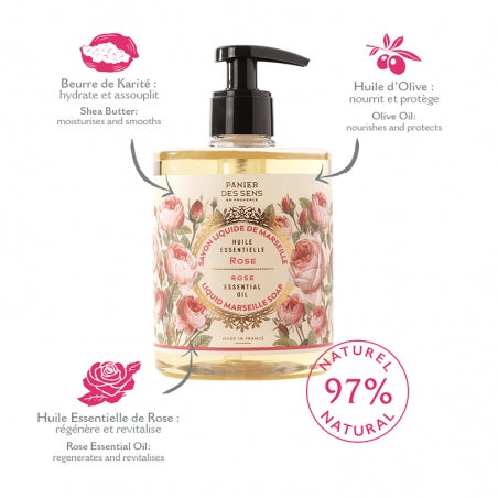 Liquid Marseille Soap - Rose Geranium